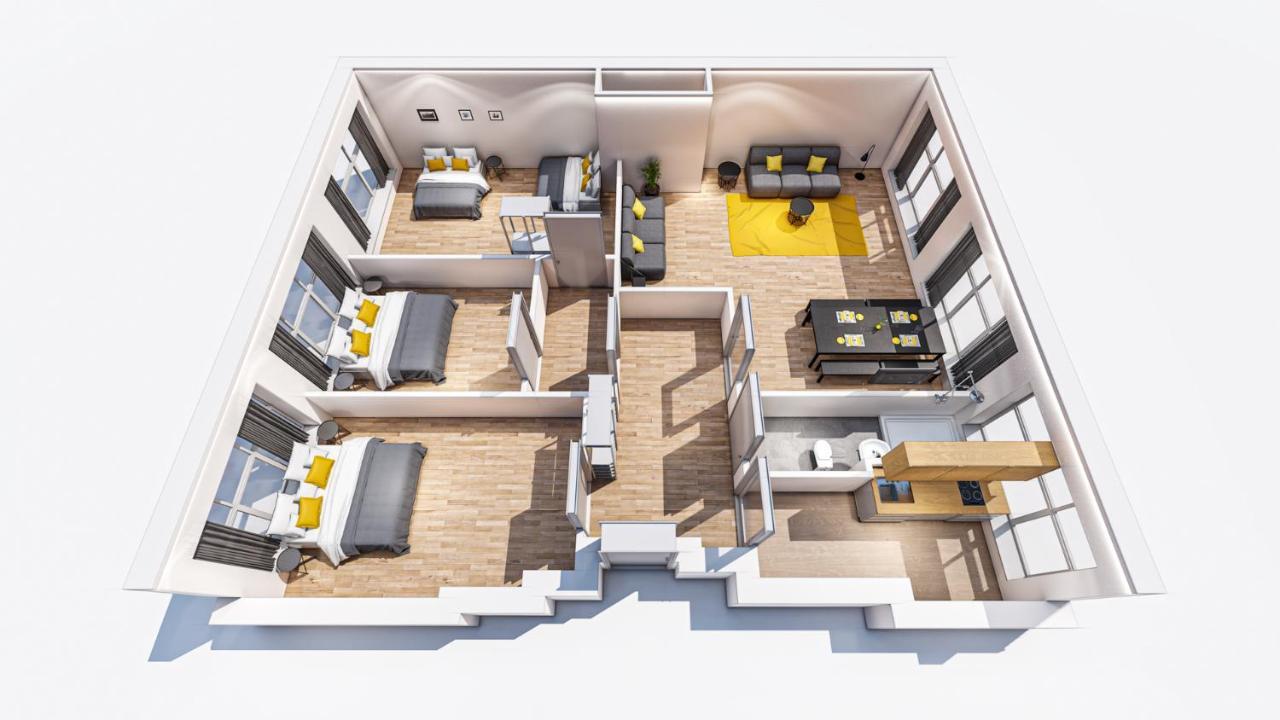 Central +3Br +Big Living Room Next To U-Station Berlin Dış mekan fotoğraf
